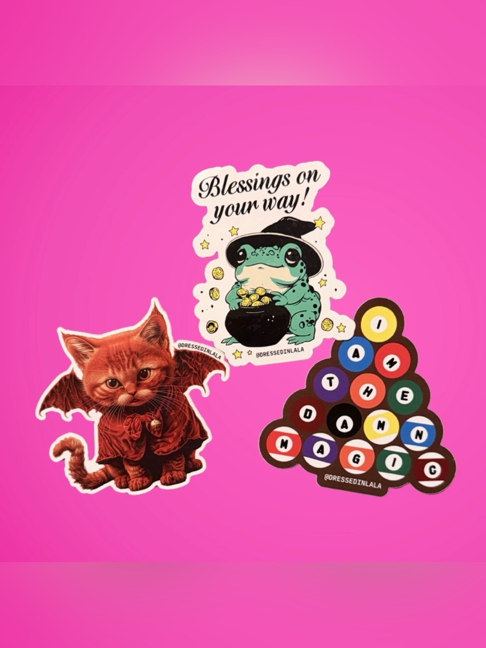 Dressed in Lala stickers